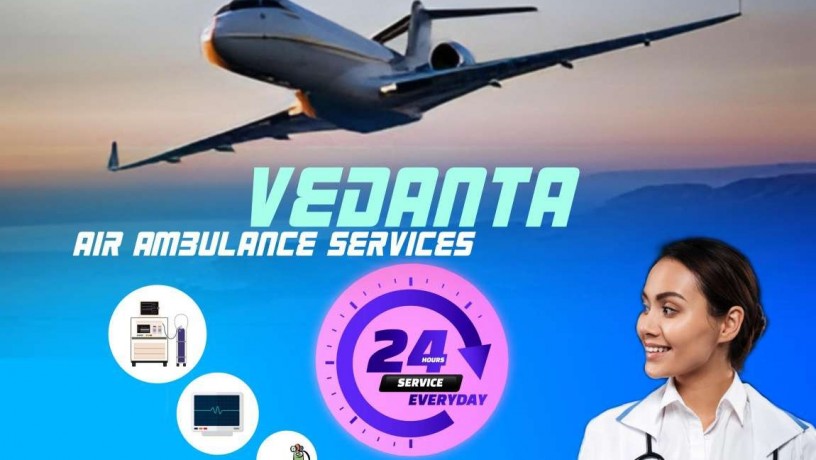 vedanta-air-ambulance-service-in-jamshedpur-with-complete-medical-assistance-big-0