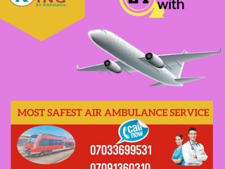 Use High-Grade Air Ambulance Service in Raipur by King