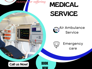 Best Air Ambulance Service in Allahabad with all Modern Medical Services by Medivic Aviation