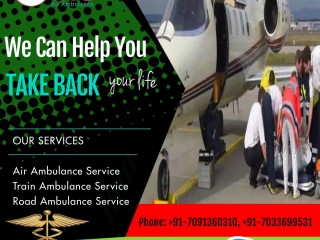Hire Air Ambulance Service in Bhopal by King with World Class Medical Escort