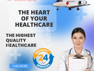 Air Ambulance Service in Hyderabad, Karnataka by Medivic Aviation| highly developed Medical staffs