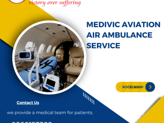 Book Air Ambulance Service in Indore by Medivic Aviation