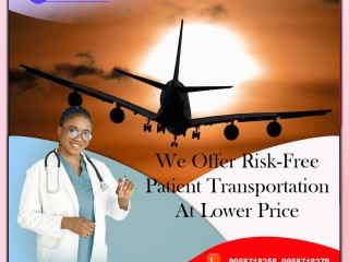 Take the Comfy Charter Emergency Low-Cost Air Ambulance Service in Patna by Medilift