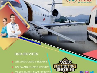Get Air Ambulance in Silchar by King with all Supportive Medical Tools