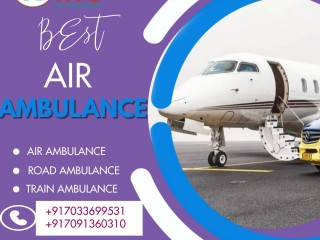 Get Air Ambulance in Siliguri by King with Advanced Life Support Gadgets