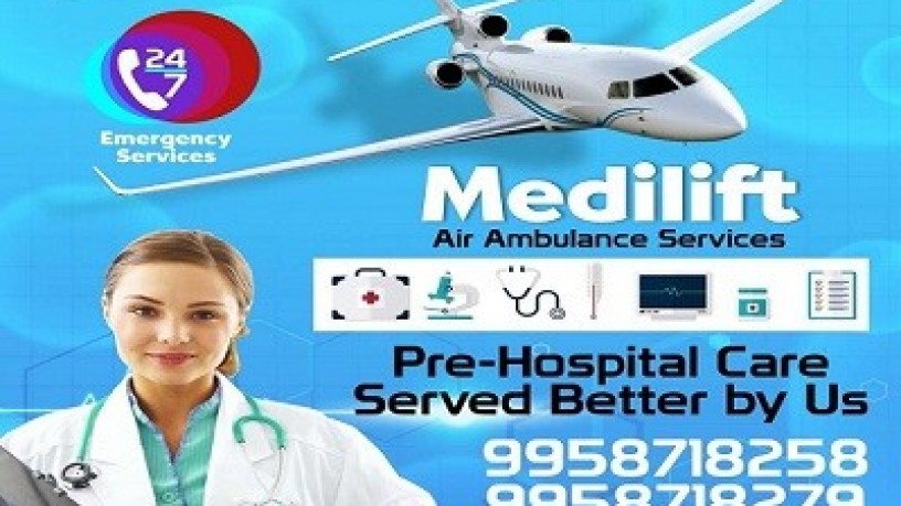 get-realistic-air-ambulance-in-dibrugarh-by-medilift-with-specialized-medical-panel-big-0