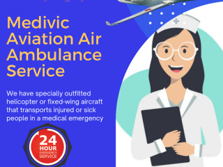 Air Ambulance Service in Coimbatore, Tamil Nadu by Medivic Aviation| Life saves Transport