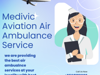 Air Ambulance Service in Dimapur, Uttarakhand by Medivic Aviation| Secure Transportation