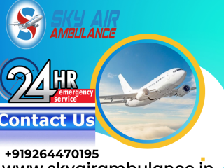 Best in Pricing and Quality Air Ambulance Service in Lucknow by Sky Air