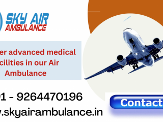 Advanced ICU Setup Air Ambulance Service in Allahabad by Sky Air