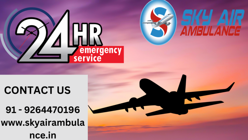 immediate-medical-air-transportation-ambulance-service-in-gorakhpur-by-sky-air-big-0
