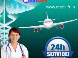 Use Right Air Ambulance in Dimapur by Medilift for Medical Shifting