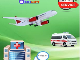 Take the Finest Air Ambulance Service in Gaya via Medilift with Specialist Team