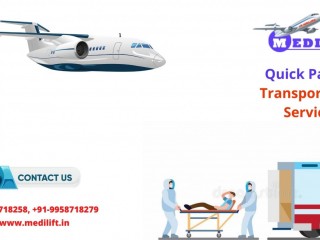 Take Hi-Class Medical Supported Air ambulance from Raipur at a Low Price
