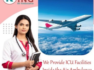 Get Air Ambulance Service in Guwahati by King with World Class Medical Panel