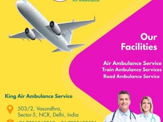 Select Air Ambulance Service in Bhopal by King with Certified Medical Crew