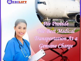 Take Medilift Air Ambulance Service in Delhi with MBBS Doctor
