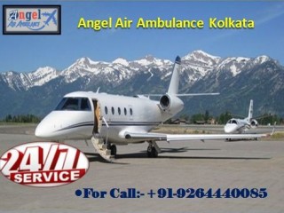 Avail Of the Upgraded Medical Facilities of Angel Air Ambulance Service from Kolkata at a Low Fare
