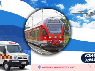 Choose Hi tech Convenient ICU Air and Train Ambulance Service in Ranchi by Angel