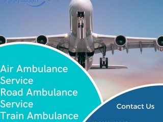 24 Hours Available Top Class Air and Train Ambulance in Siliguri by Angel