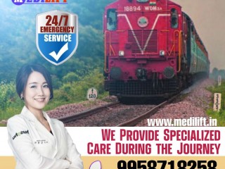 Medilift Train Ambulance Service in Delhi with All the Necessary Medical Facilities
