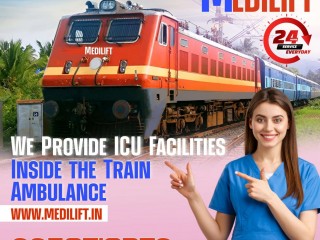 Medilift Train Ambulance Service in Bangalore with Advanced Medical Facilities