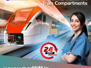 Medilift Train Ambulance Service in Jamshedpur with the Well-Specialist Medical Team