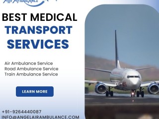 Pick Indias Famous Air and Train Ambulance in Ranchi at Normal Cost by Angel