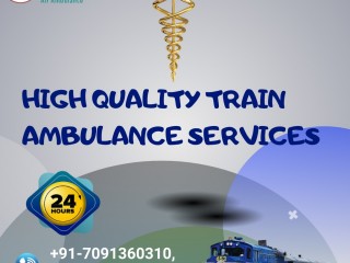 King Train Ambulance in Delhi with a Highly Experienced Medical Crew