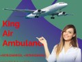 hire-high-class-air-ambulance-service-in-dibrugarh-by-king-with-superior-medical-facilities-small-0