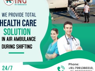 Utilize Hi-Tech Air Ambulance Service in Silchar by King with Attentive Remedial Squad