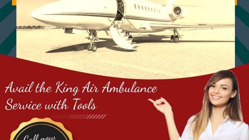 acquire-air-ambulance-service-in-kolkata-by-king-with-advanced-life-support-tools-big-0