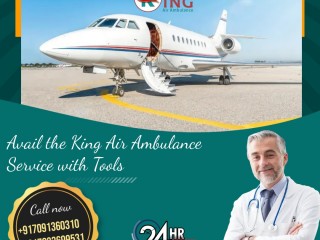 Gain Air Ambulance Service in Raipur by King with Helpful Remedial Crew