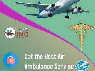 Gain Air Ambulance Service in Bhubaneswar by King with Bed to Bed Transfer facility