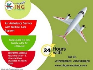 Utilize Air Ambulance Service in Coimbatore by King with Supportive Medical Team