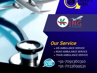 Use Air Ambulance Service in Dibrugarh by King with Cutting-Edge Emergency Medical Rescue