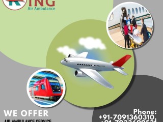 Hire King Air Ambulance Service in Ranchi  Top-Level  ICU Support