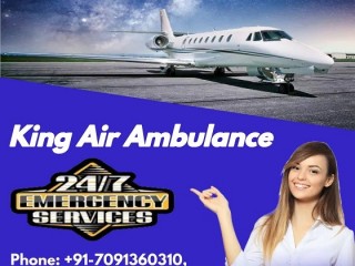 Pick Classy and Snappy Air Ambulance Service in Guwahati by King