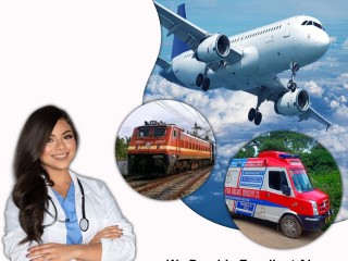 Panchmukhi Train Ambulance Service in Delhi is available at a lower cost