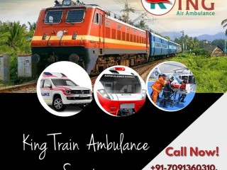 Now Medical Care Train Ambulance Service in Patna at Low Fare by King Ambulance