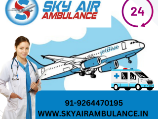 Excellent Medical Air Transportation Ambulance from Shimla by Sky Air