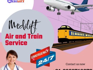 Gain Air Ambulance Service from Patna to Kolkata by Medilift with Qualified Medical Crew