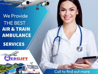 Pick Air Ambulance Services from Patna to Mumbai by Medilift with a Highly Professional Medical Team