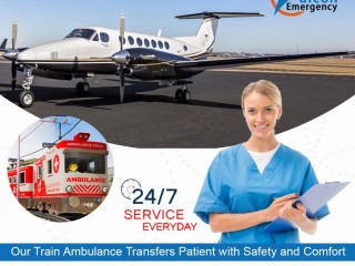 Falcon Emergency Train Ambulance in Ranchi with the Best Medical Facilities