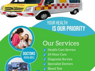 Most Trusted and Reliable Road Ambulance Service in Vasant Vihar by Jansewa Panchmukhi
