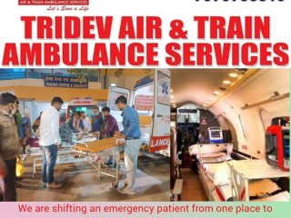 Tridev Air Ambulance in Patna Offers Medical Tools like Ventilators & Commercial Stretchers