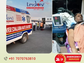 Tridev Air Ambulance in Ranchi Offers A Reliable And Proficient Bed-To-Bed Transfer