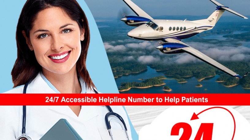 select-air-ambulance-service-in-varanasi-by-medilift-with-finest-medical-care-big-0