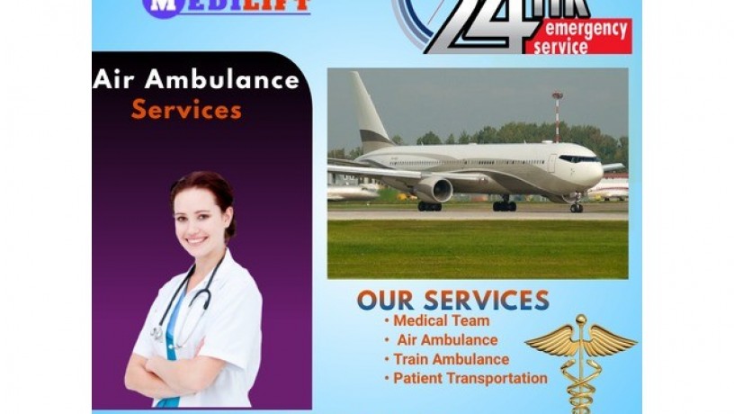 medilift-air-ambulance-in-siliguri-with-expert-medical-team-and-equipments-big-0