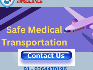 Stress-Free Medical Conveyance for Transferring from Agra by Sky Air Ambulance